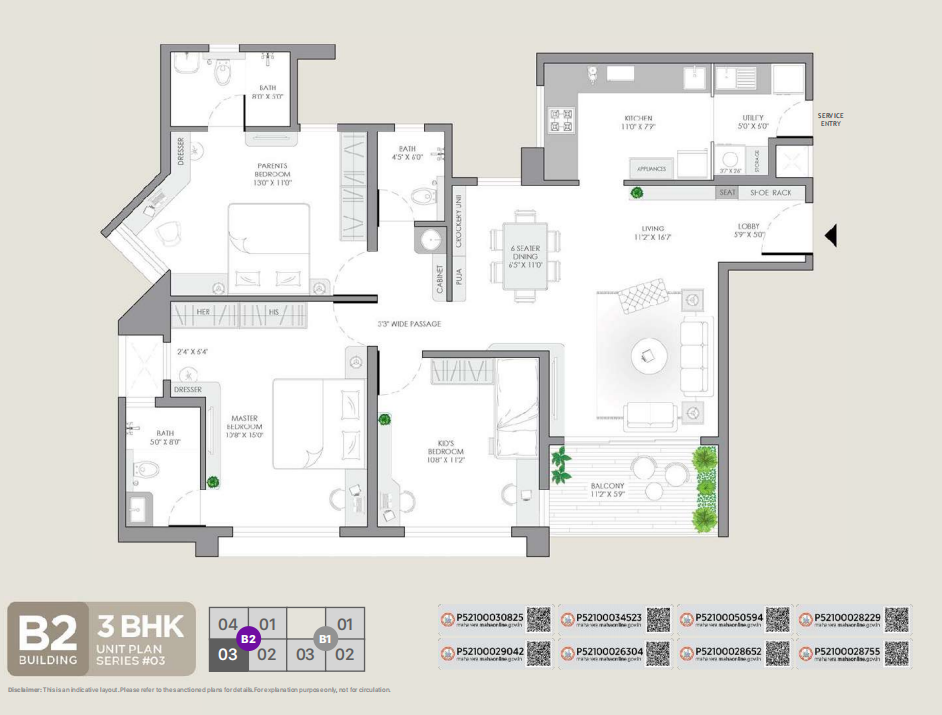 B2 3 BHK ..