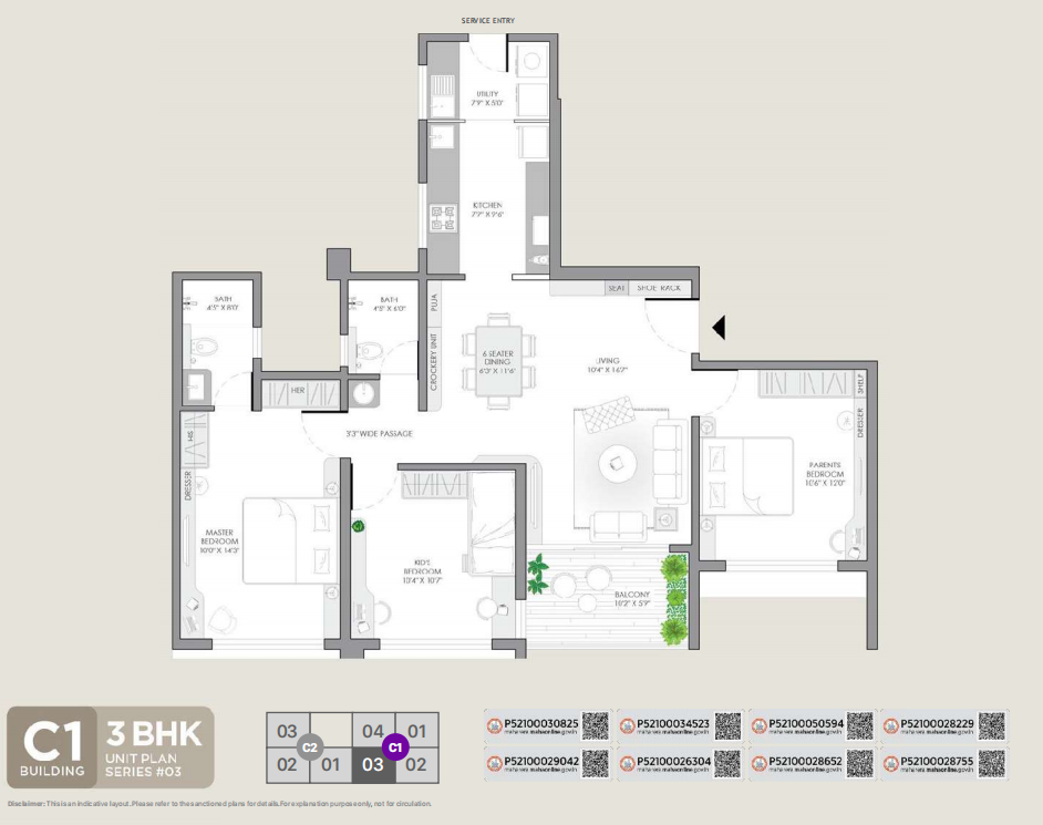 C1 3 BHK